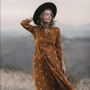 Rylee & Cru berry embroidered dress